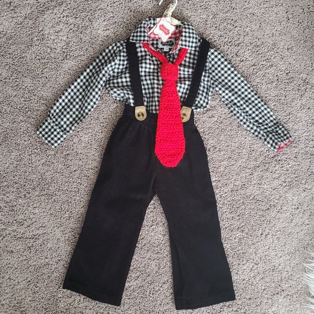 Boys Mud Pie outfit